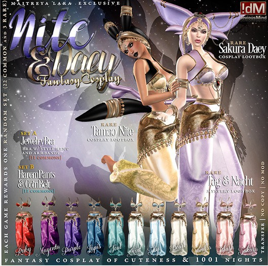 25 RARE !dM Nite&Daey **LILAC DAY** (BOX LARA)