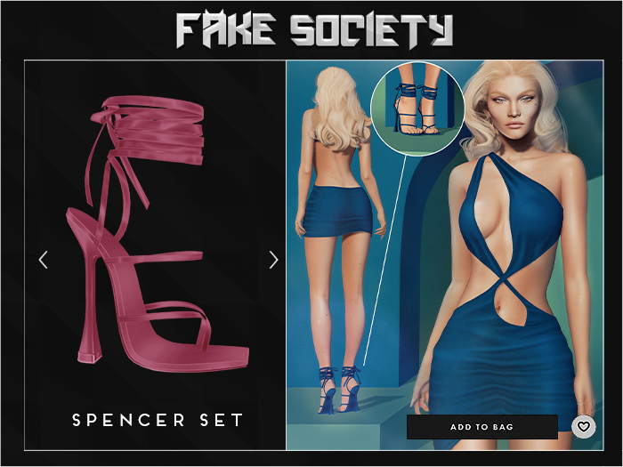 Fake Society x Spencer Heels / Rouge