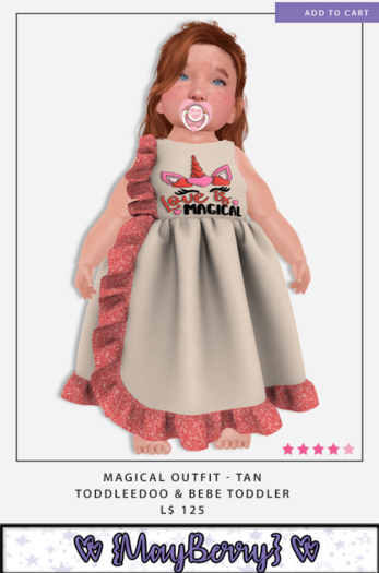 {MB} Magical Outfit - Tan [add me]
