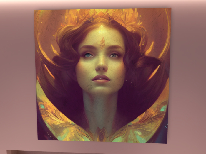 Beautiful Queen Wall Canvas