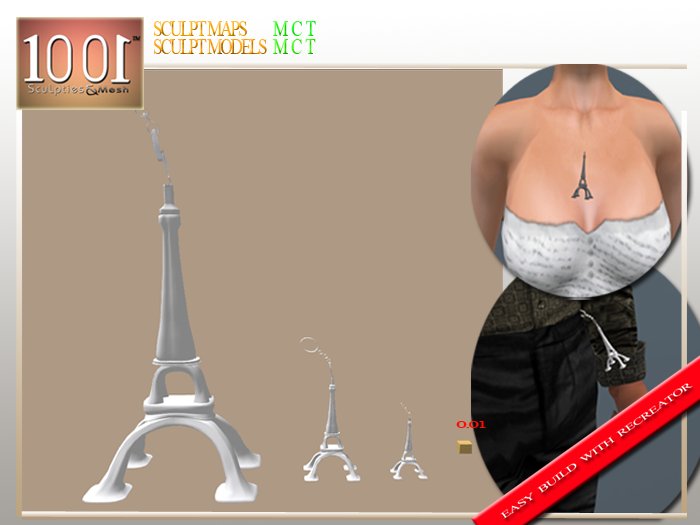 Sculpted Eiffel Tower