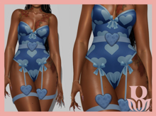 Rosary. Cupid . Blue