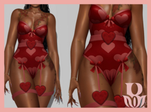 Rosary. Cupid . Red