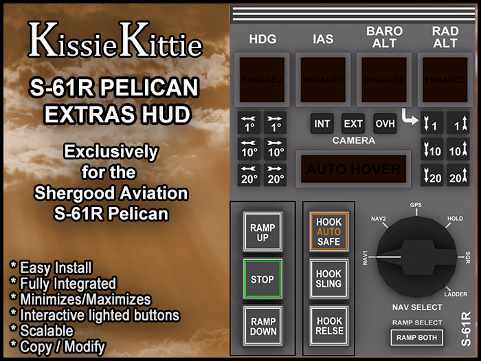 *KK* S-61R Pelican Extras HUD