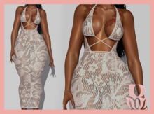 Rosary. Desiree . Lace Cream