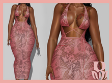 Rosary. Desiree . Lace Pink
