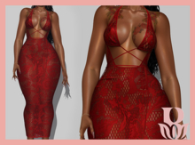 Rosary. Desiree . Lace Red