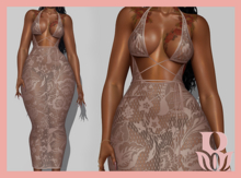 Rosary. Desiree . Lace Tan