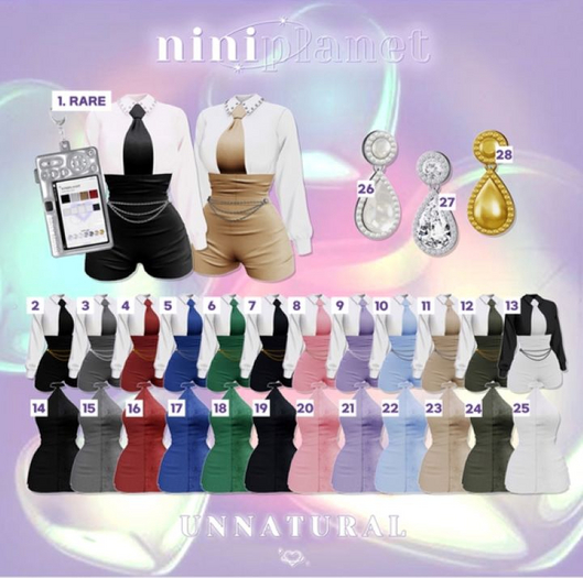 1. / NINIPLANET / UNNATURAL - ebody [box] RARE