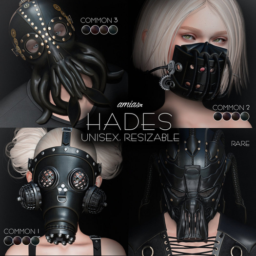 amias - HADES mask rare - !REZ ME! RARE