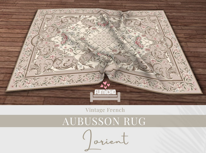 Furnicha - Vintage French Aubusson Rug - Lorient