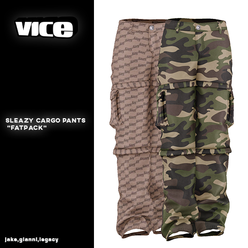 VICE. Sleazy Cargo Pants "Fatpack"