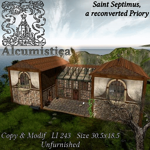 ALCUMISTICA - Saint Septimus, a reconverted Priory Add/Rez clic