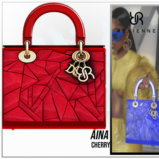 Revienne: The Aina Handbag [Cherry]