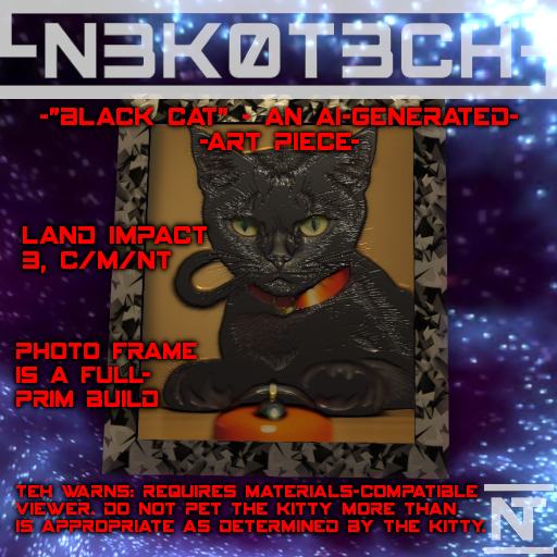 [-NT-] Original AI Art ["Black Cat"]