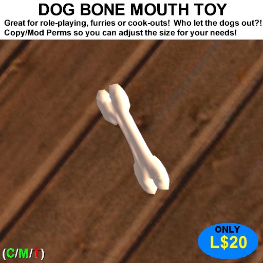 Dog Bone Mouth Toy (Boxed)