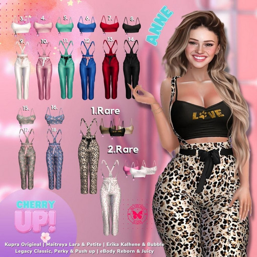 1. Cherry Up! - Anne Outfit Set / 1 RARE