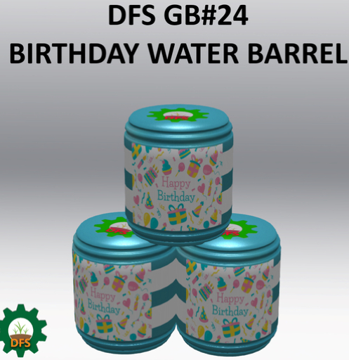 DFS GB#24 - Birthday Water Barrel