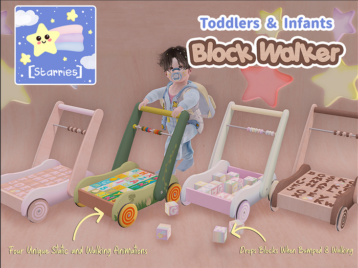 [Starries] Block Walker Fatpack - LullaBeebs & Toddlers