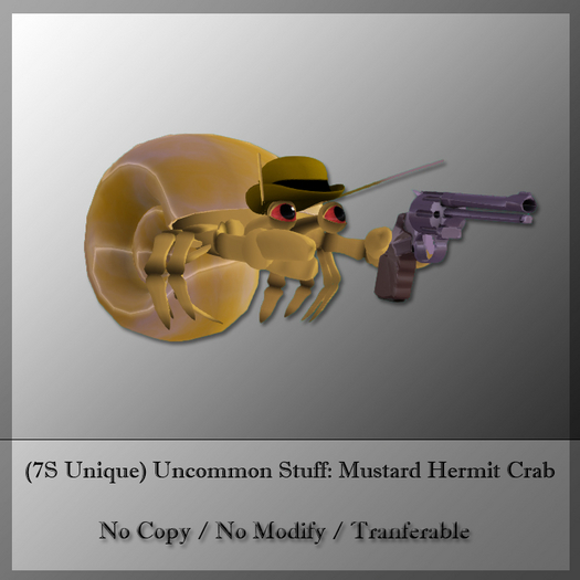(7S Unique) Uncommon Stuff: Mustard Hermit Crab