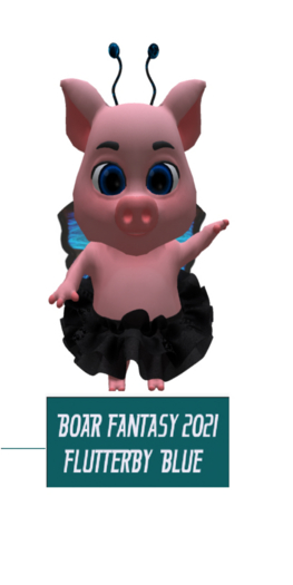 DFS BOAR - FANTASY FLUTTERBY BLUE 2021