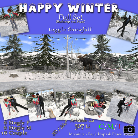 M-BdP :: Happy Winter - Full Set (BD incl. Poses)