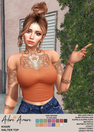 .:Adore:.  Khari - Halter Top - Colors