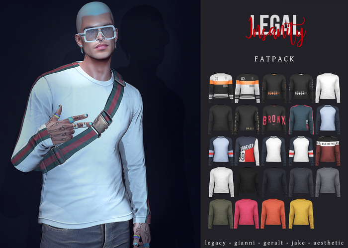 Legal Insanity - Max shirts FATPACK