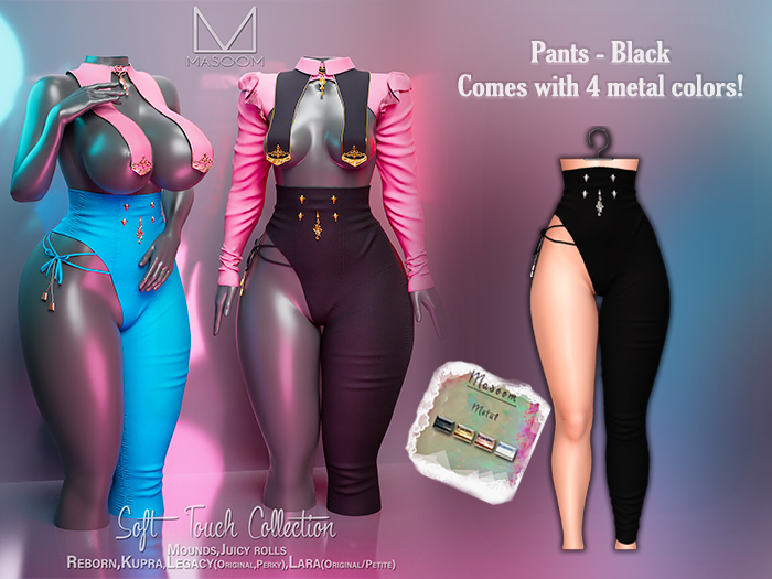 [[ Masoom ]] Soft Touch Pants - Black