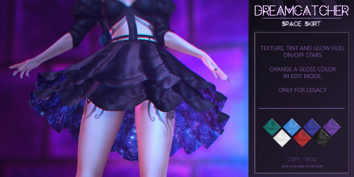 DREAMCATCHER // Space skirt