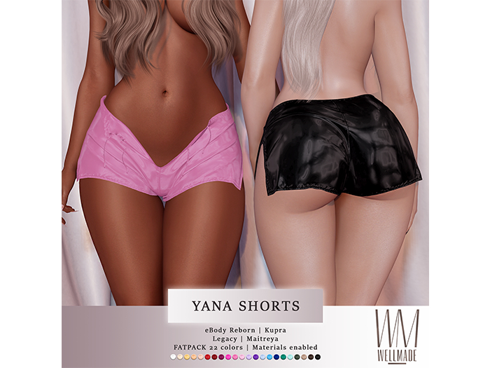 [WellMade] Yana Shorts 