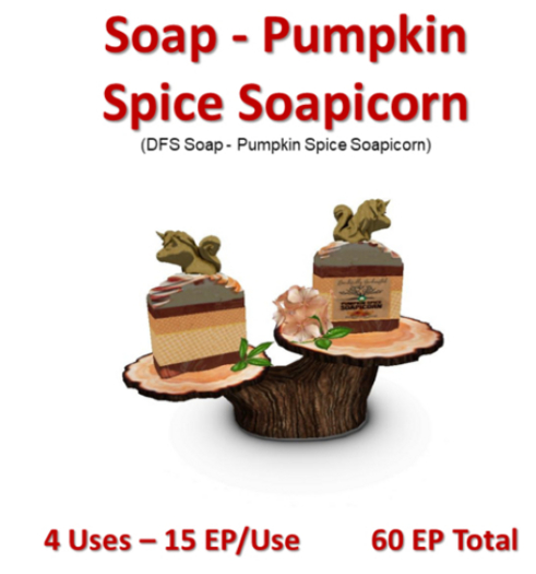 DFS Soap - Pumpkin Spice Soapicorn