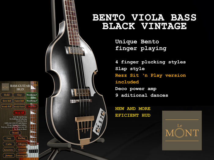 Bento Black Viola Bass