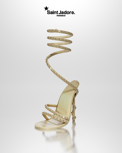[SAINT JADORE] Kyca Wrap Heel Gold