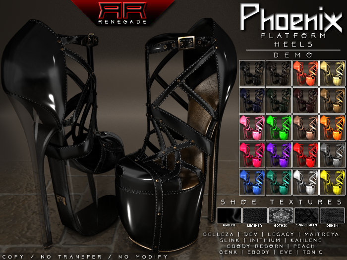 [Renegade] Phoenix Platform Heels - Demo