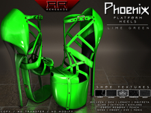 [Renegade] Phoenix Platform Heels - Lime Green