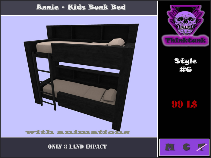 Annie - Kids Bunk Bed Style#6