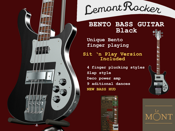 Bento LemontRocker Bass Black