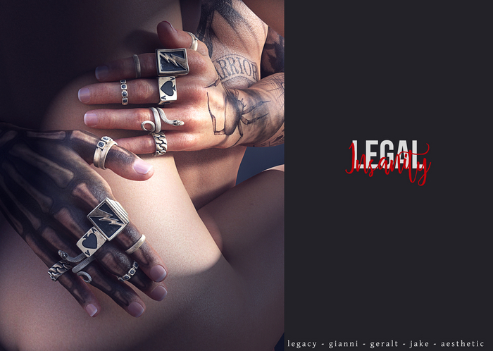 Legal Insanity - Phylum rings FATPACK