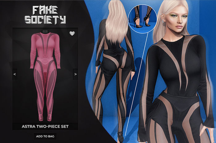 Fake Society x Astra Set / Rouge