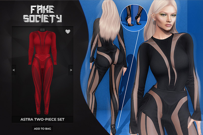 Fake Society x Astra Set / Red 