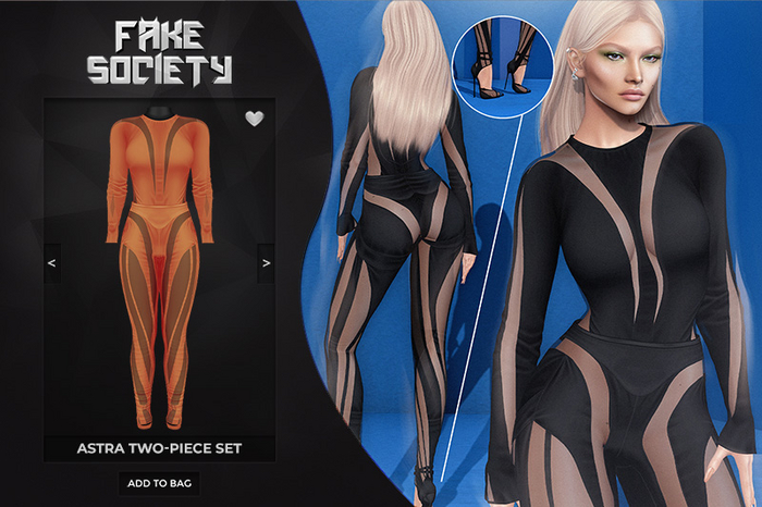 Fake Society x Astra Set / Orange 