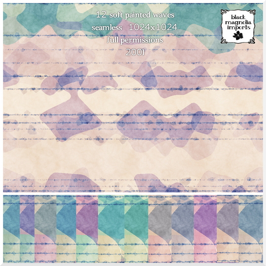 **BMI** Soft Painted Waves Textures