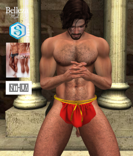 Viata Aggrippa Loincloth Red