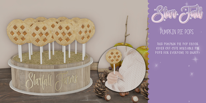 {Starfall} -  Pumpkin Pie Pop Decor