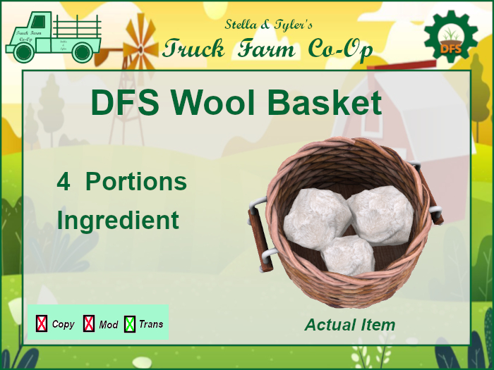 DFS Wool Basket - X1