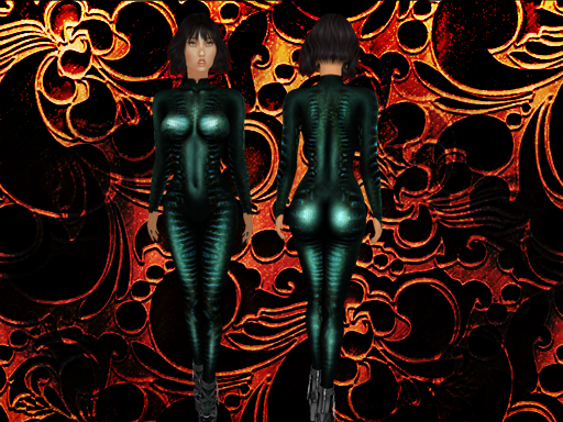 syfy jumpsuit teal