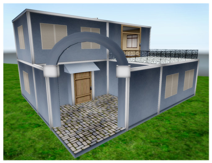 Modern House (75 prims)-boxed