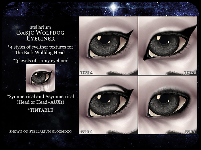 stellarium: basic wolfdog eyeliner