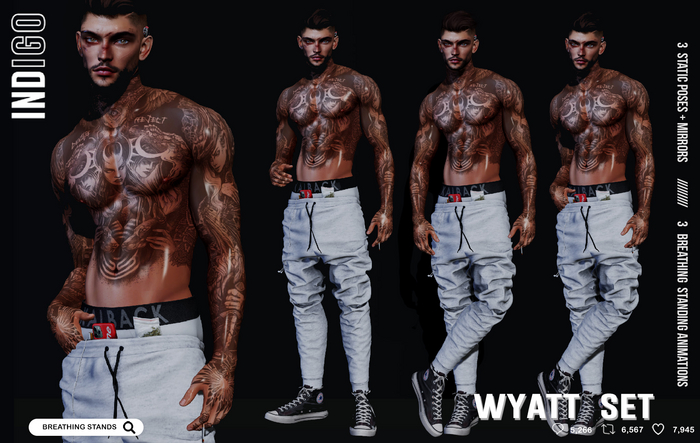 [InDiGo] Wyatt Breathing & Static Stands Set